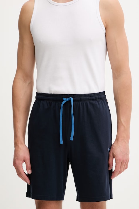 BOSS σορτς lounge Ανδρικά βαμβακερά με ελαστάν Mix&Match Short CW σκούρα μπλε 50515314
