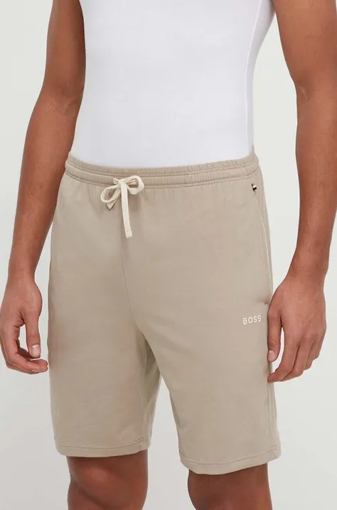 Homewear kratke hlače BOSS boja: bež