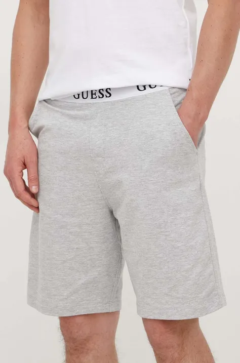 Kratke hlače Guess moški, siva barva