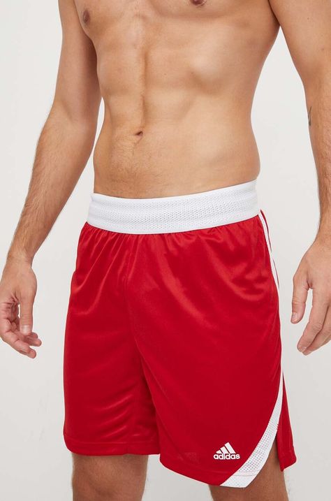 Σορτς προπόνησης adidas Performance Icon Squad Shadow Original  Icon Squad χρώμα: κόκκινο S70812.3 HF6729