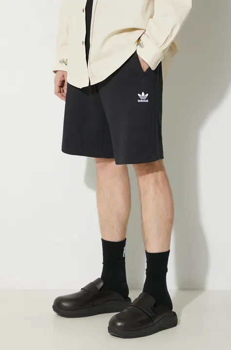 adidas Originals cotton shorts Essential black color IR6849