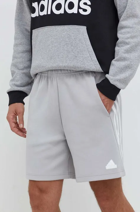 Шорты adidas мужские цвет серый
