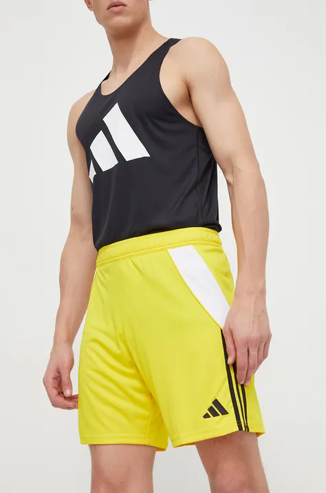 Kratke hlače za trening adidas Performance Tiro 24 boja: žuta