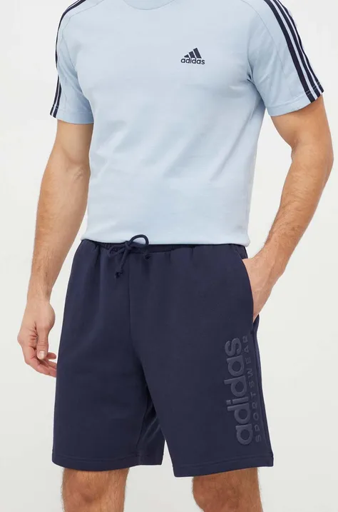 Kratke hlače adidas za muškarce, boja: tamno plava