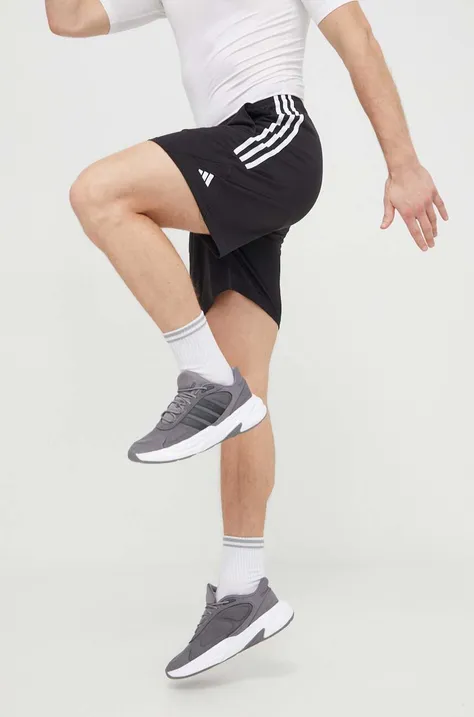 Kratke hlače za vadbo adidas Performance črna barva