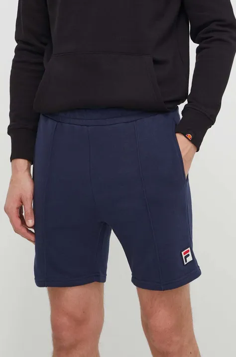 Kratke hlače Fila Lazsko za muškarce, boja: tamno plava, FAM0615
