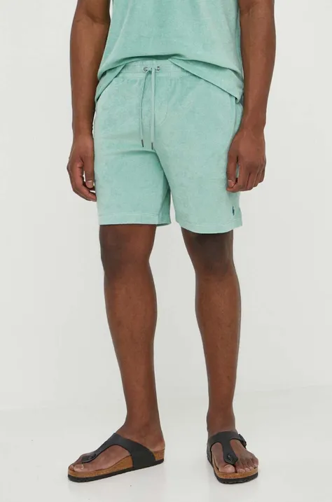 Kratke hlače Polo Ralph Lauren za muškarce, boja: zelena