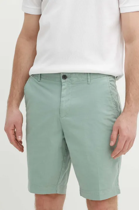 BOSS pantaloni scurti barbati, culoarea verde, 50512524