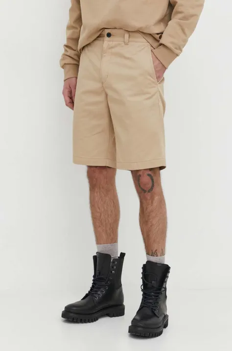 HUGO pantaloncini uomo colore beige