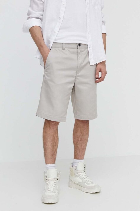HUGO pantaloni scurti barbati, culoarea gri