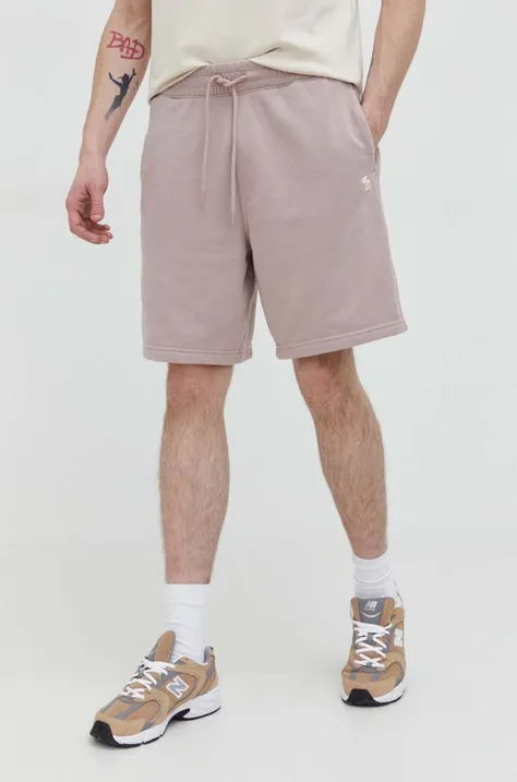 Kratke hlače Abercrombie & Fitch za muškarce, boja: ružičasta