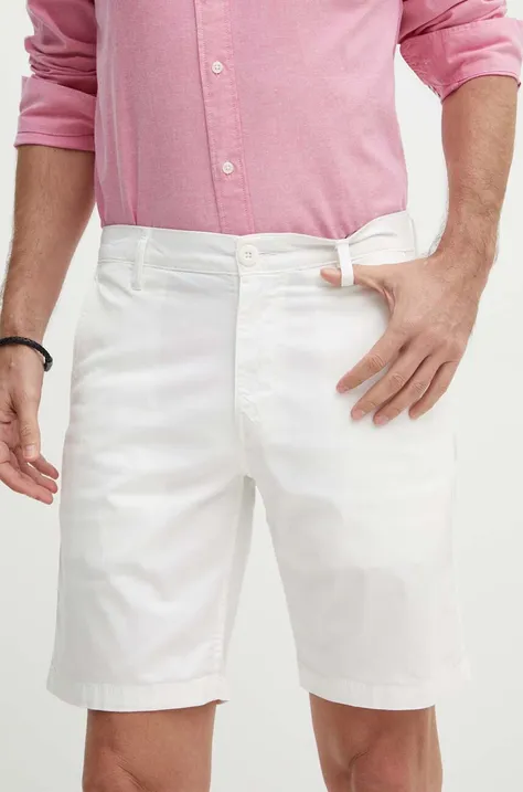 Kratke hlače Guess ANGELS za muškarce, boja: bijela, M4GD13 WG3OA