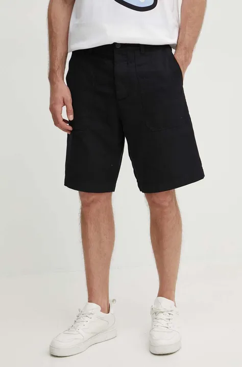 Kratke hlače United Colors of Benetton za muškarce, boja: crna