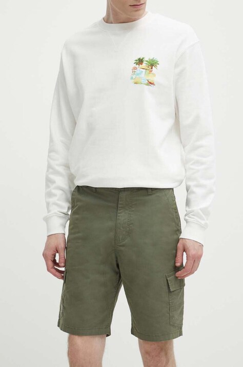 Quiksilver pantaloni scurti barbati, culoarea verde