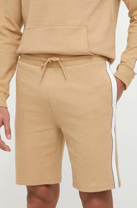 Homewear kratke hlače Tommy Hilfiger boja: bež, UM0UM03008