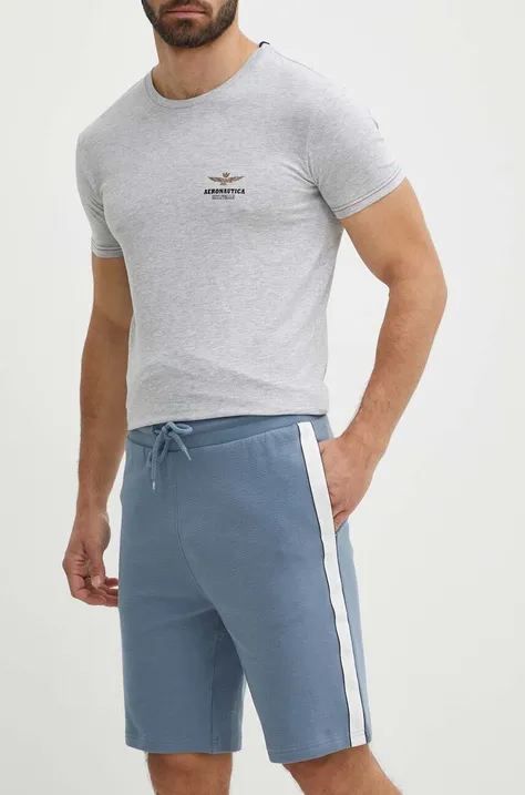 Домашен къс панталон Tommy Hilfiger в синьо UM0UM03008