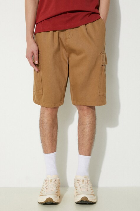 Alpha Industries pantaloni scurti din bumbac Aircraft culoarea bej, 146250