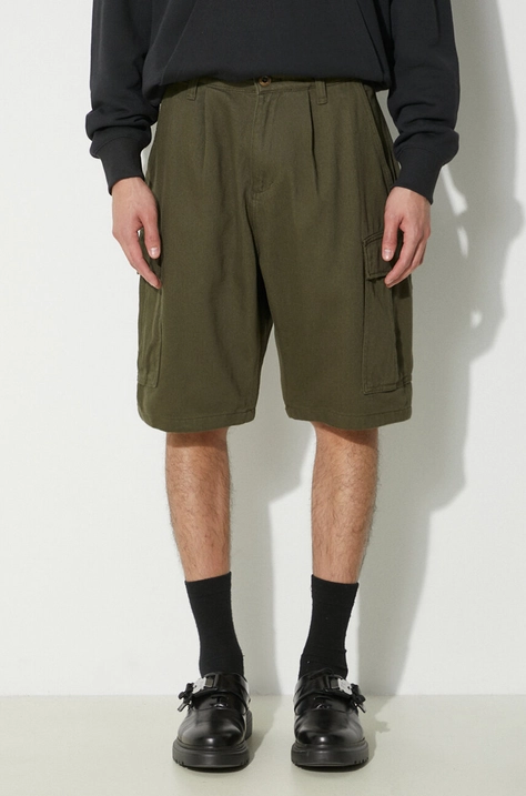 Alpha Industries pantaloni scurti din bumbac Aircraft culoarea verde, 146250