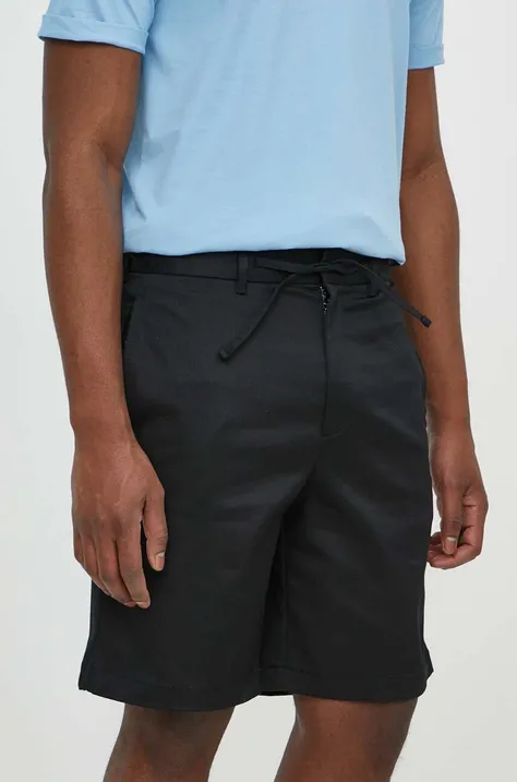 Šortky Calvin Klein pánske,čierna farba,K10K112840