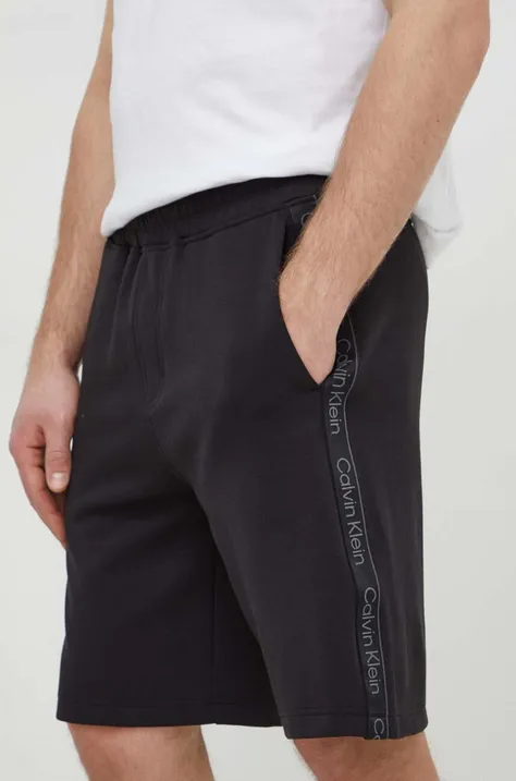 Kratke hlače Calvin Klein za muškarce, boja: crna