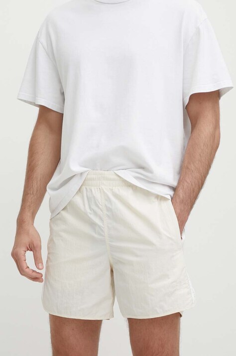 adidas Originals pantaloni scurti barbati, culoarea bej, IM9417