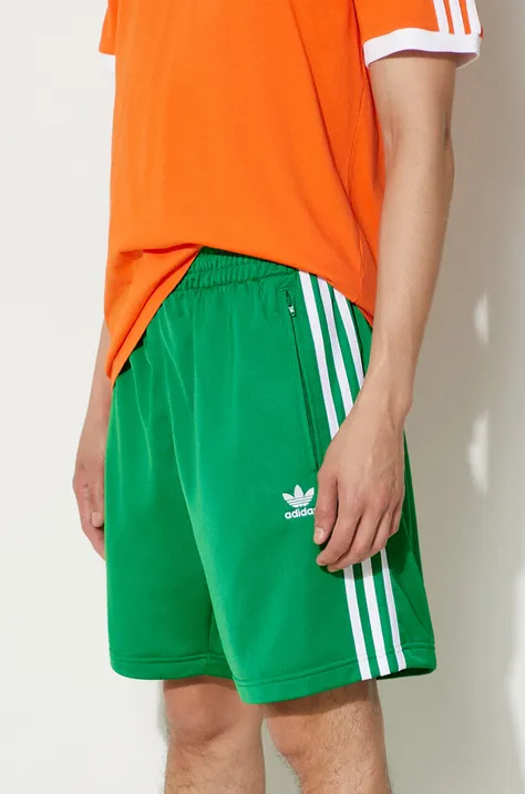 Kratke hlače adidas Originals za muškarce, boja: zelena, IM9420