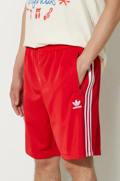 Šortky adidas Originals pánske, červená farba, IM9421