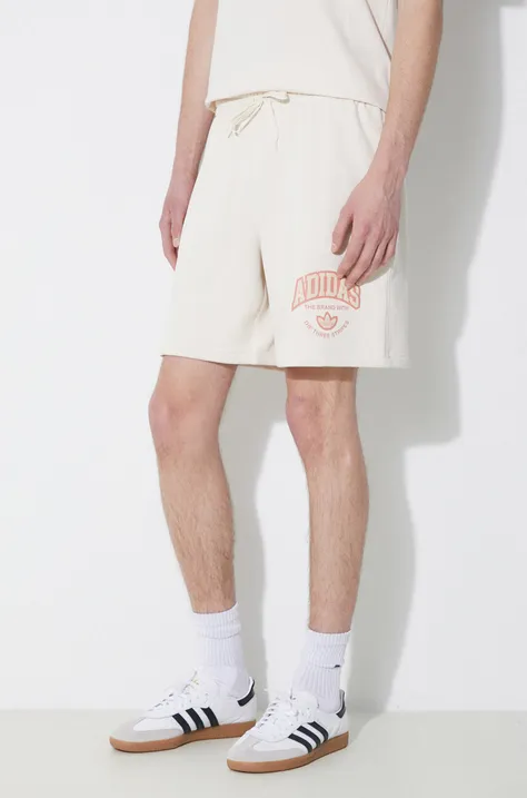 adidas Originals pantaloncini uomo colore beige IS0189