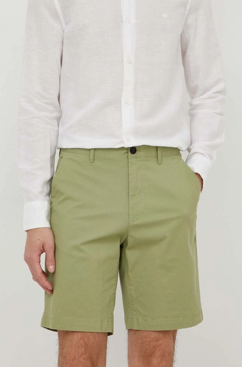 Michael Kors pantaloni scurti barbati, culoarea verde