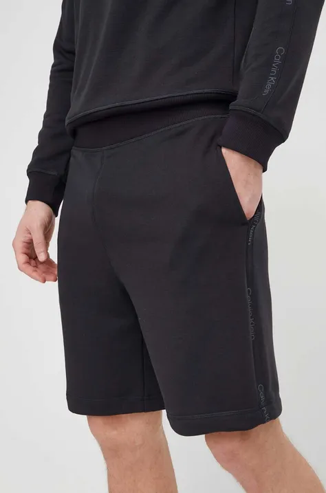 Kratke hlače za trening Calvin Klein Performance boja: crna