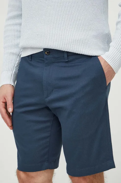 Kratke hlače Tommy Hilfiger moški, mornarsko modra barva
