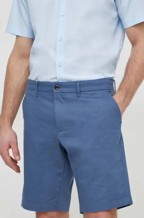 Kratke hlače Tommy Hilfiger moški, mornarsko modra barva