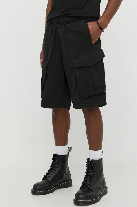Kratke hlače G-Star Raw za muškarce, boja: crna