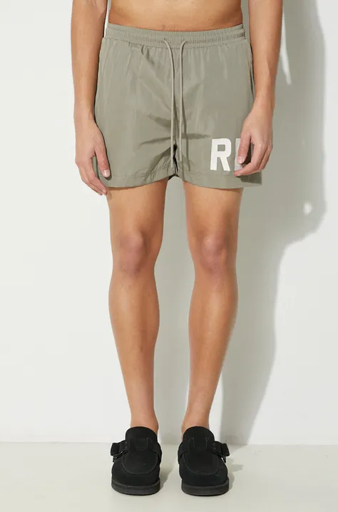 Plavkové šortky Represent Represent Swim Shorts zelená barva, MS7001.168