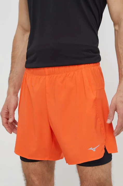 Běžecké šortky Mizuno Core 5.5 oranžová barva, J2GBB010