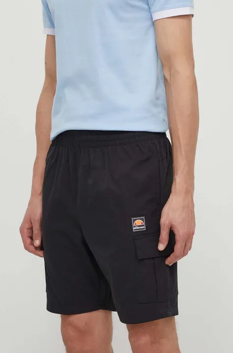 Σορτς Ellesse Caprera Cargo Short χρώμα: μαύρο, SHV17673