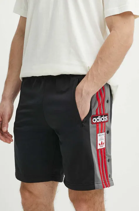 Σορτς adidas Originals χρώμα: μαύρο, IM9446