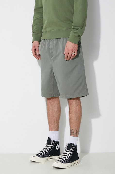 Pamučne kratke hlače Carhartt WIP Flint Short boja: zelena, I030480.1YFGD
