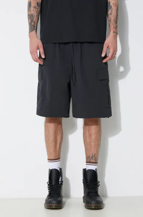 Carhartt WIP shorts Evers Cargo Short men's black color I033025.89XX