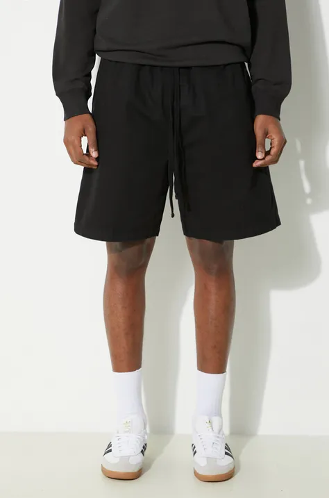 Bavlnené šortky Carhartt WIP Rainer čierna farba, I033133.89GD