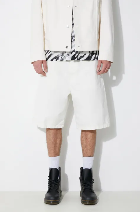 Carhartt WIP cotton shorts Landon Short beige color I033280.D602