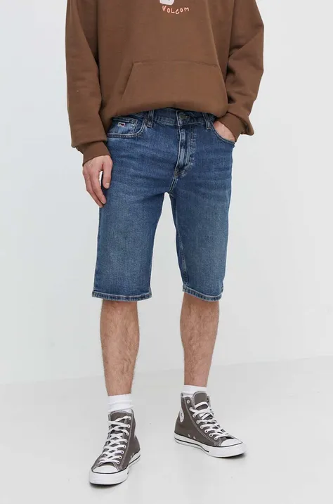 Traper kratke hlače Tommy Jeans za muškarce, DM0DM19452