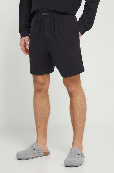 Домашен къс панталон Calvin Klein Underwear в черно 000NM2570E