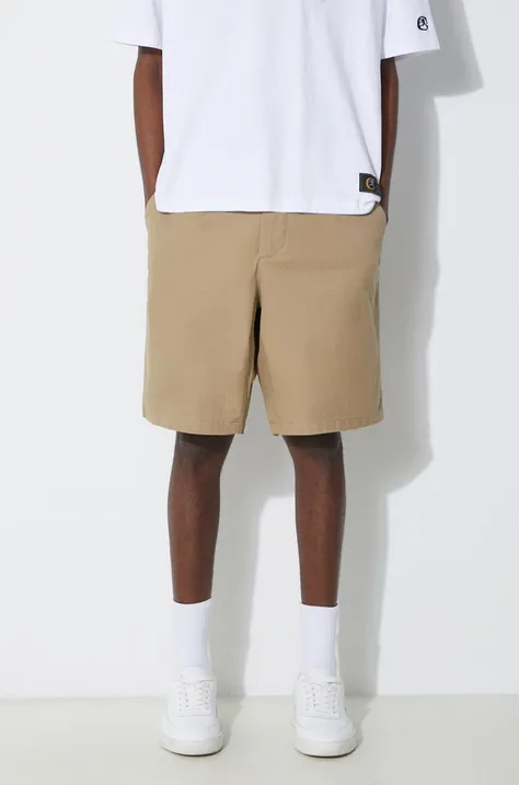 Lacoste cotton shorts beige color