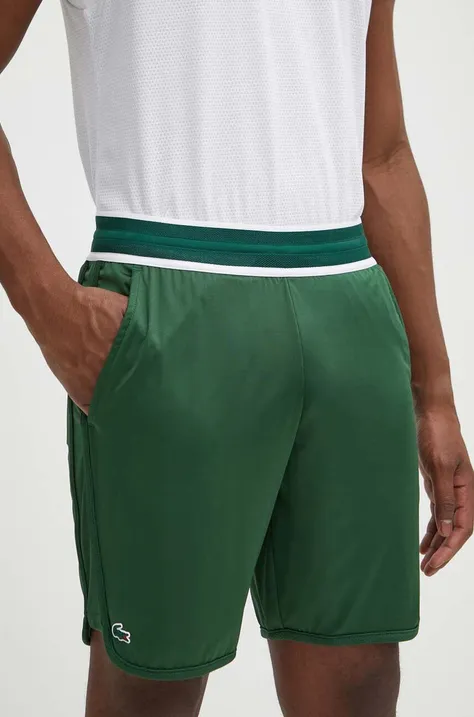Kratke hlače Lacoste za muškarce, boja: zelena
