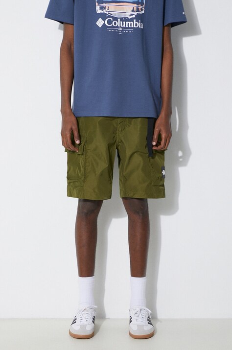 The North Face outdoor shorts green color NF0A879RPIB1