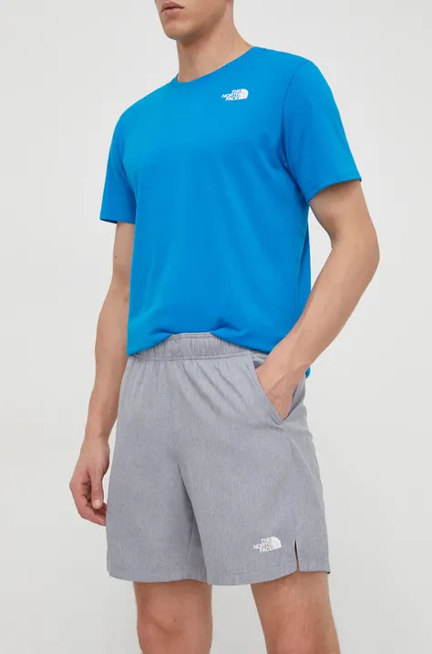 Športne kratke hlače The North Face moški, siva barva