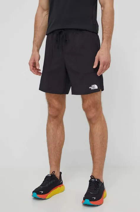 The North Face pantaloni scurti sport barbati, culoarea negru, NF0A88S9JK31