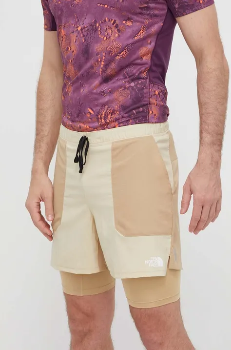 Sportske kratke hlače The North Face Sunriser za muškarce, boja: bež, NF0A88SGPV61