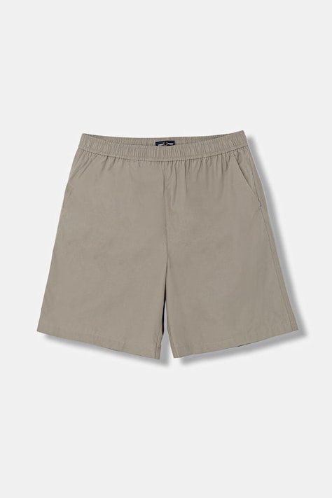 Памучен къс панталон Fred Perry Wide Leg Poplin Shorts в бежово S7173.U54